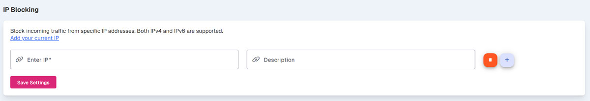 block ip address